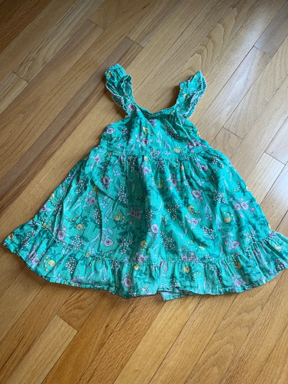 🍀6/$20 Cat & Jack Mint Green Floral Sundress